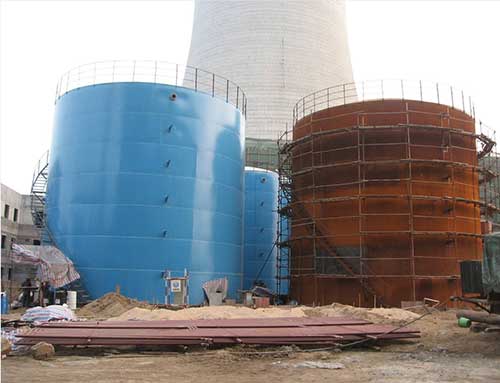 除盐水箱内壁防腐施工方案(图1) 除盐水箱防腐施工方案案例