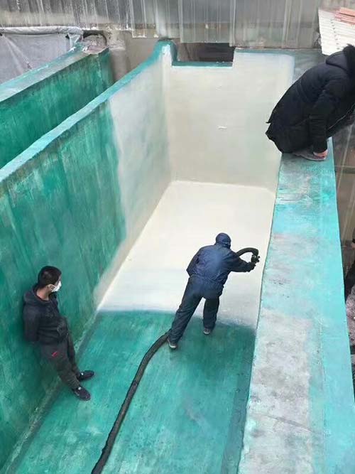 混凝土水池防水使用聚脲材料怎么施工(图1) 混凝土水池防水使用聚脲材料施工案例